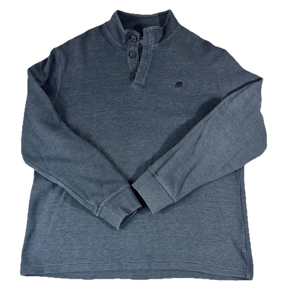 Vintage Banana Republic Minimalist Sustainable Cotton Sweater Men's Size XL Blue